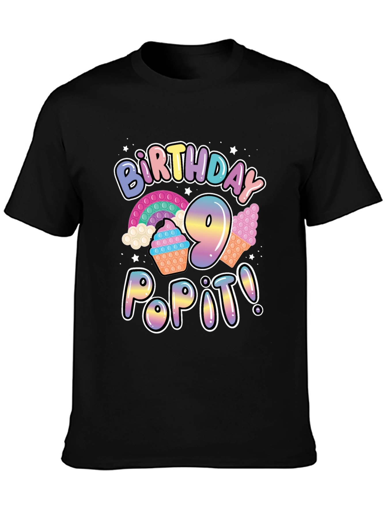 Birthday 9 Pop It T-Shirt