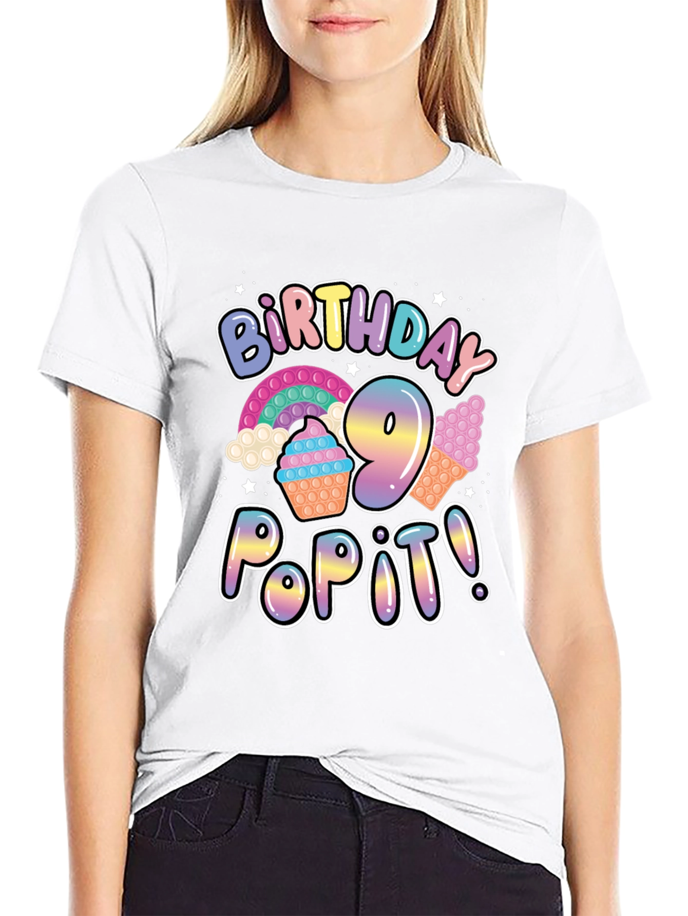 Birthday 9 Pop It T-Shirt