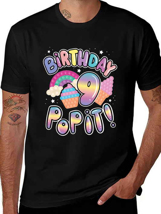 Birthday 9 Pop It T-Shirt