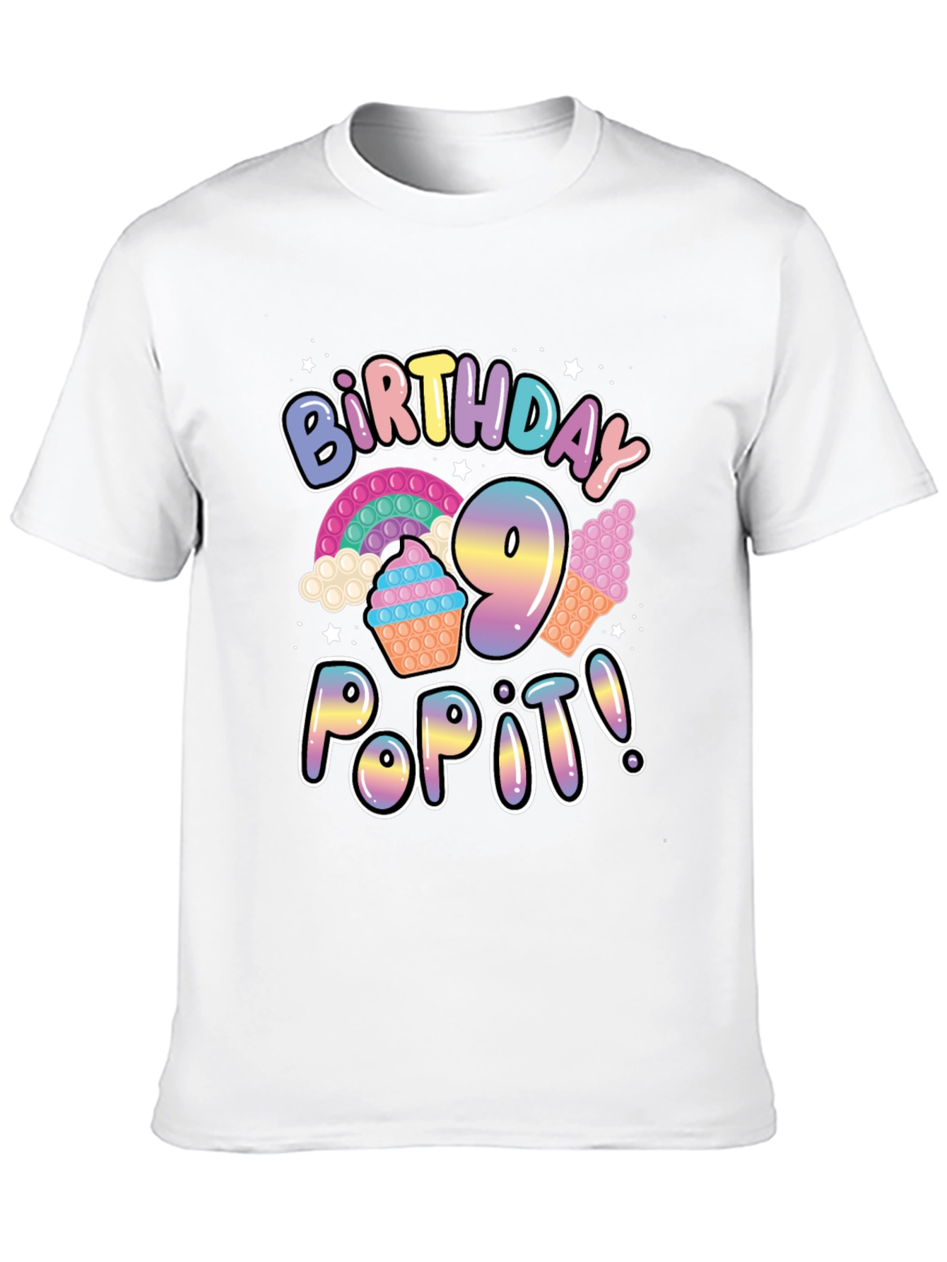 Birthday 9 Pop It T-Shirt
