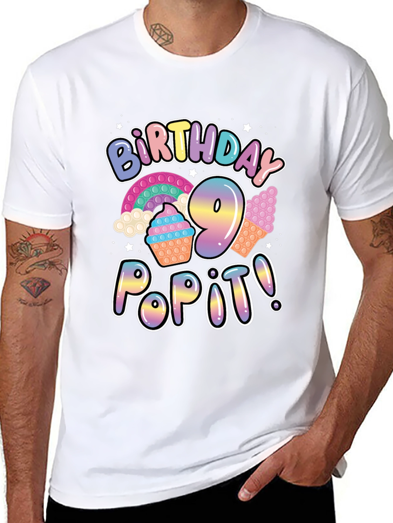 Birthday 9 Pop It T-Shirt