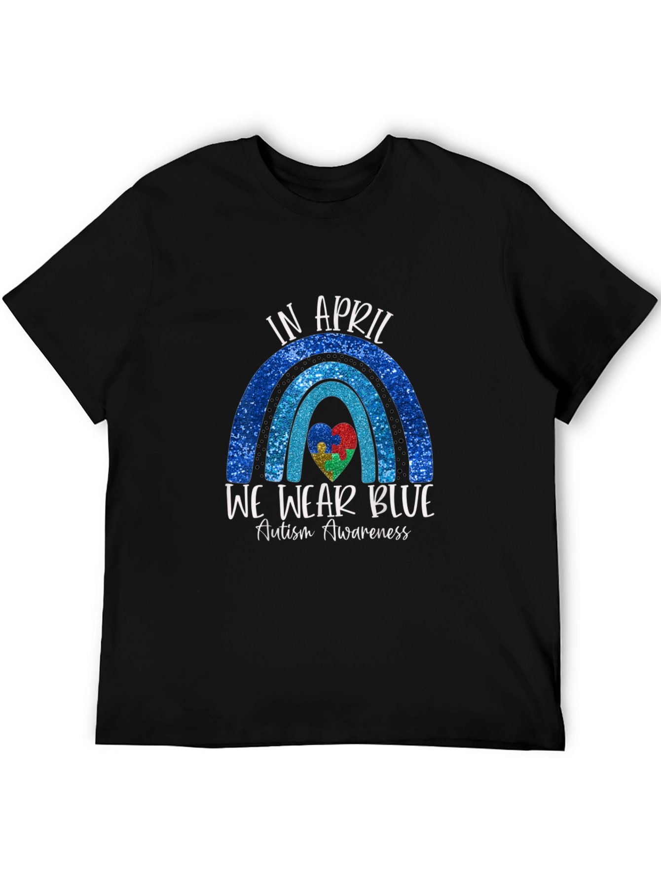 Autism Awareness T-Shirt - In April We Wear Blue