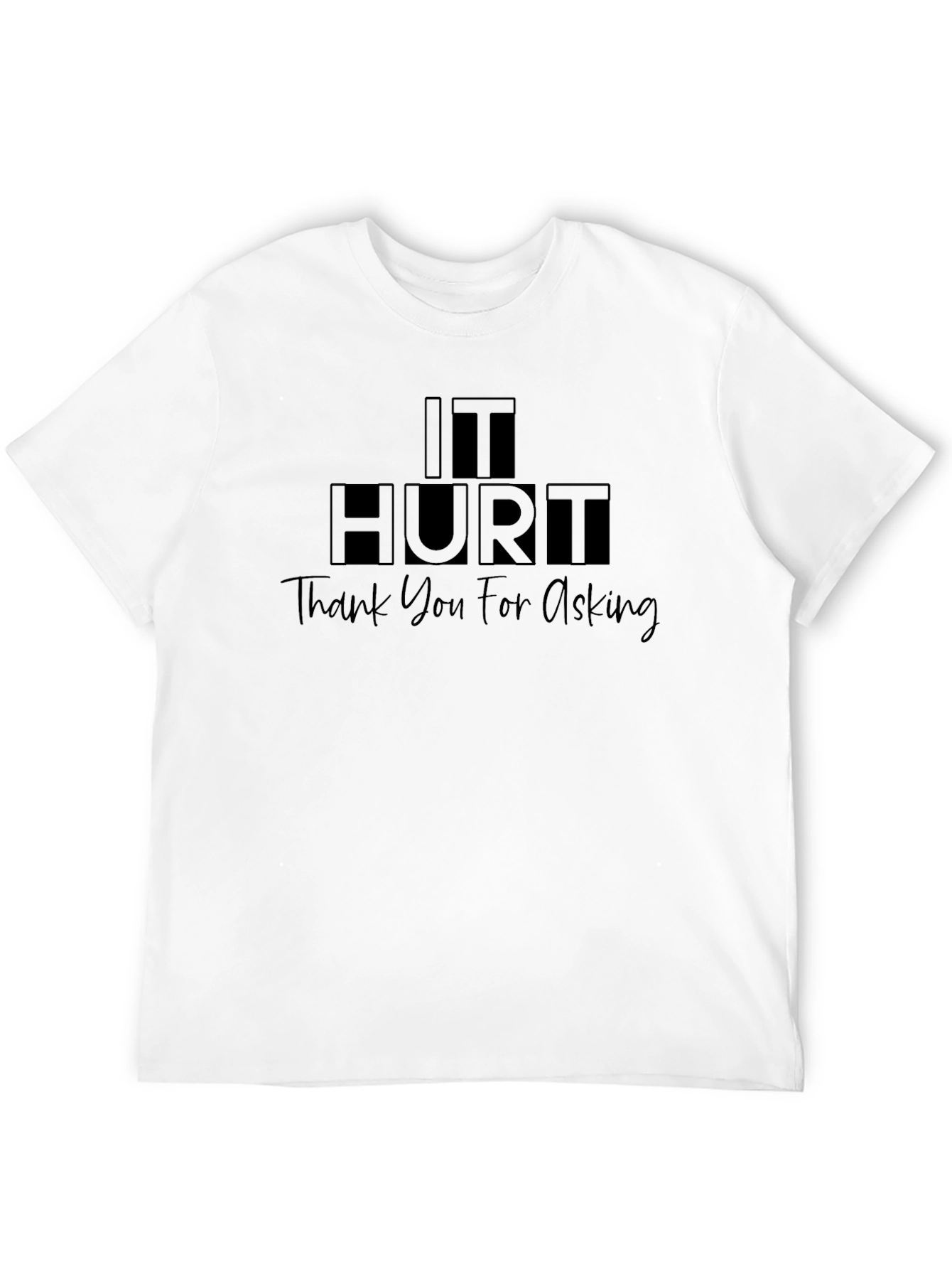 It Hurt Graphic Tee - Mens Black T-Shirt