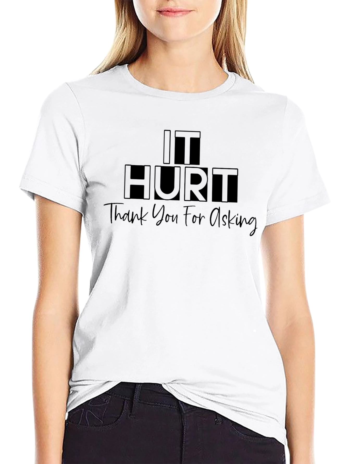 It Hurt Graphic Tee - Mens Black T-Shirt