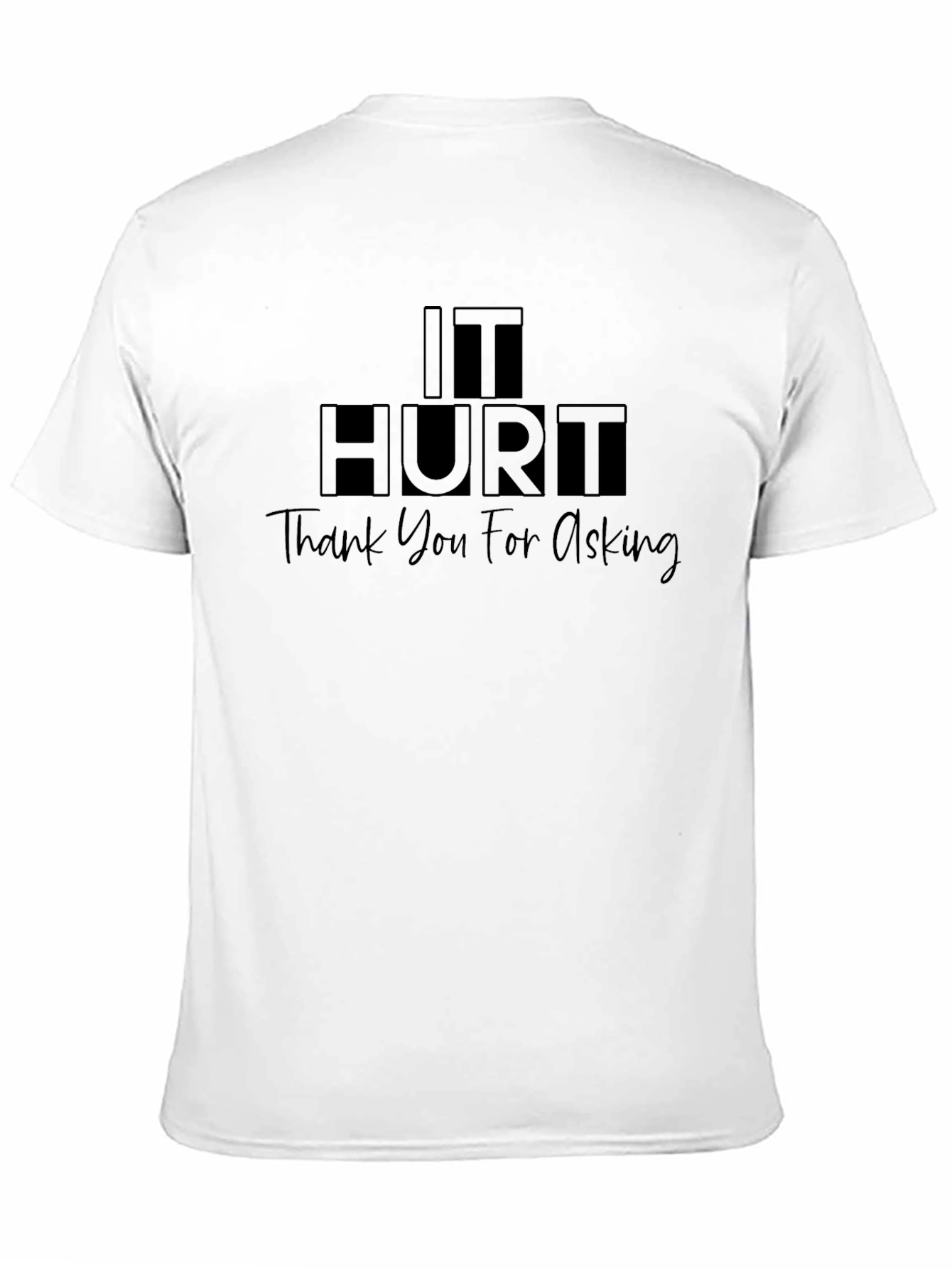 It Hurt Graphic Tee - Mens Black T-Shirt