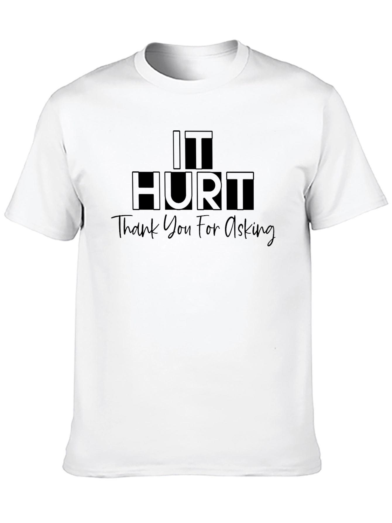 It Hurt Graphic Tee - Mens Black T-Shirt