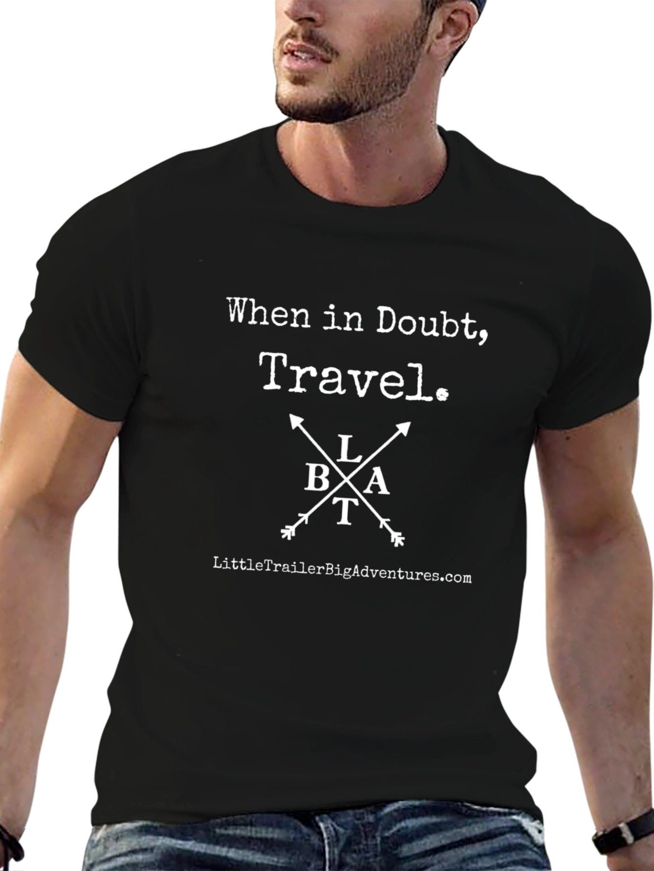 Travel T-Shirt - Little Trailer Big Adventures Design