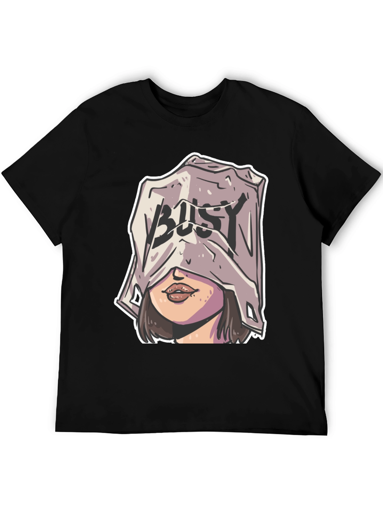 Busy Graphic T-Shirt - Modern Streetwear