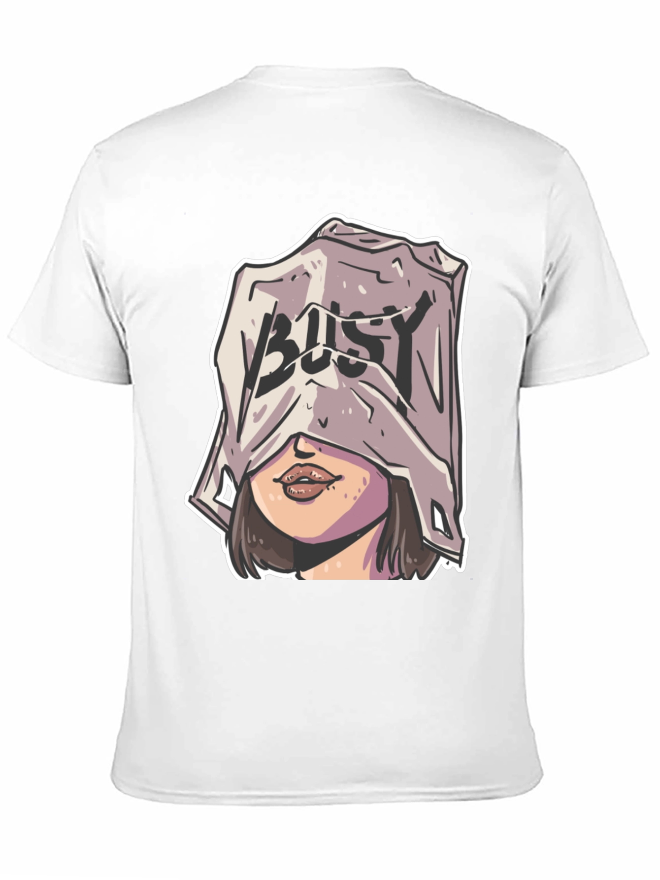 Busy Graphic T-Shirt - Modern Streetwear