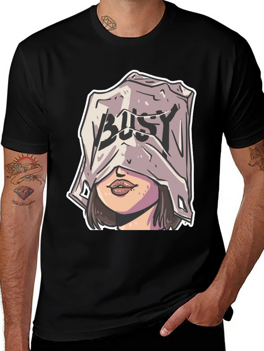 Busy Graphic T-Shirt - Modern Streetwear
