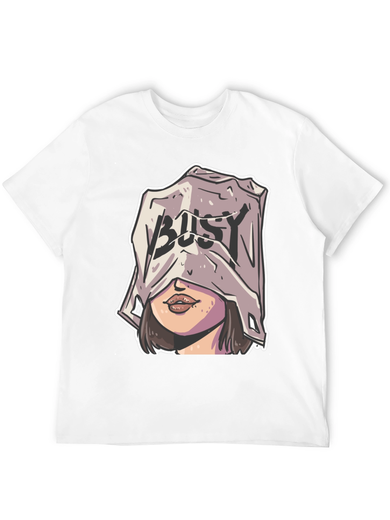 Busy Graphic T-Shirt - Modern Streetwear