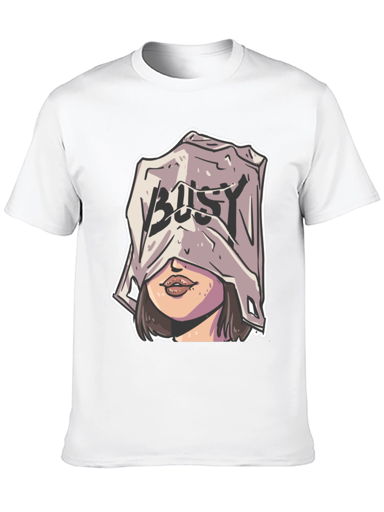 Busy Graphic T-Shirt - Modern Streetwear