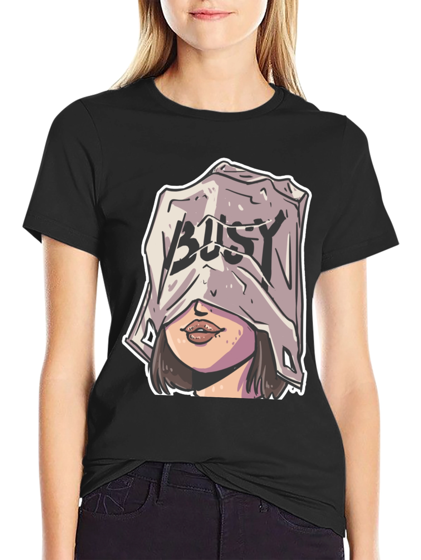 Busy Graphic T-Shirt - Modern Streetwear