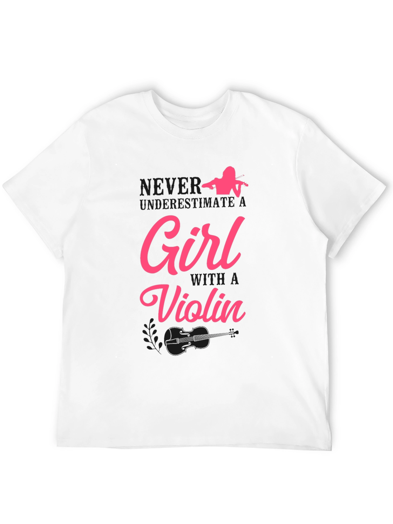 Girl with a Violin Graphic T-Shirt