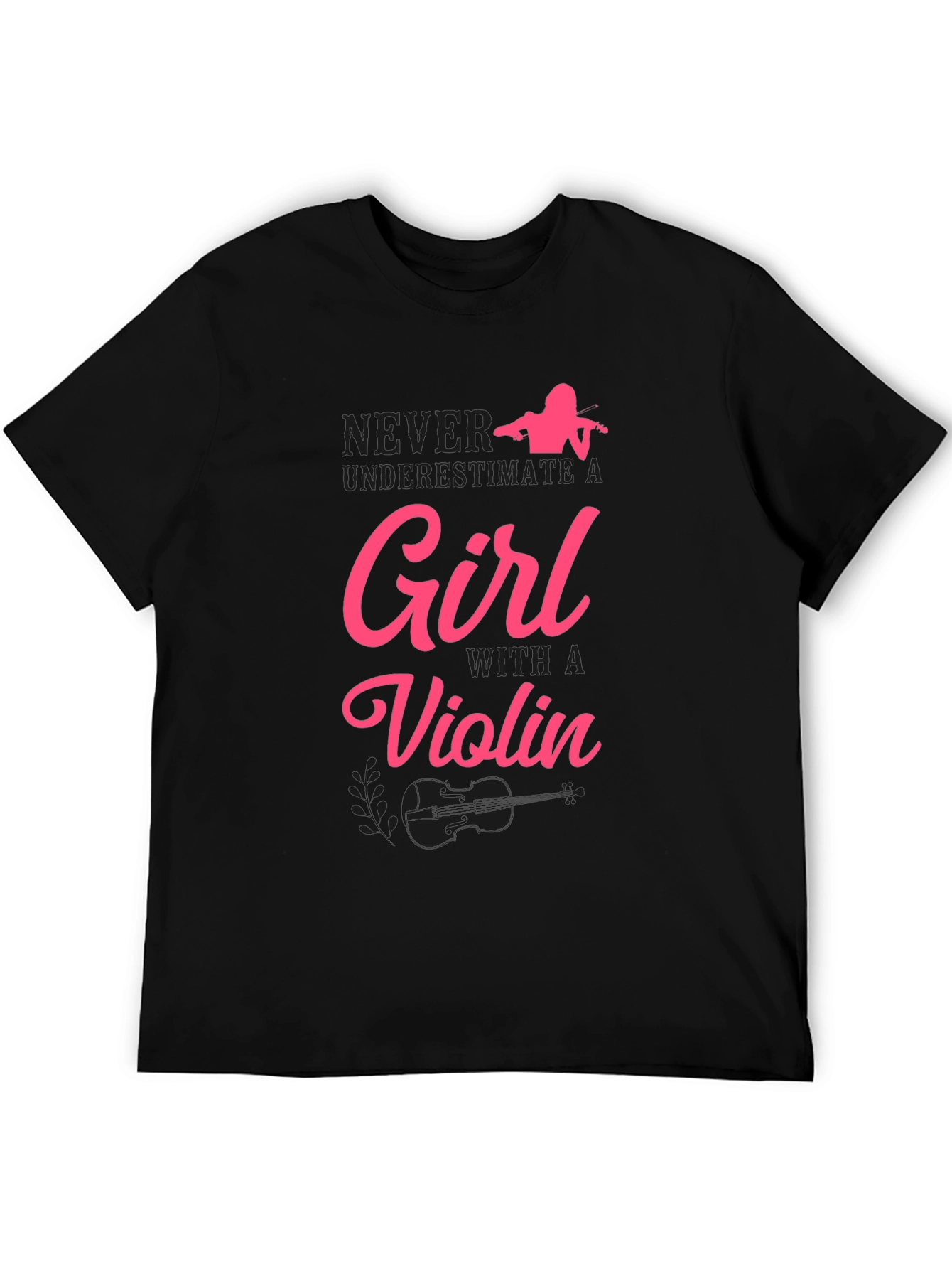 Girl with a Violin Graphic T-Shirt