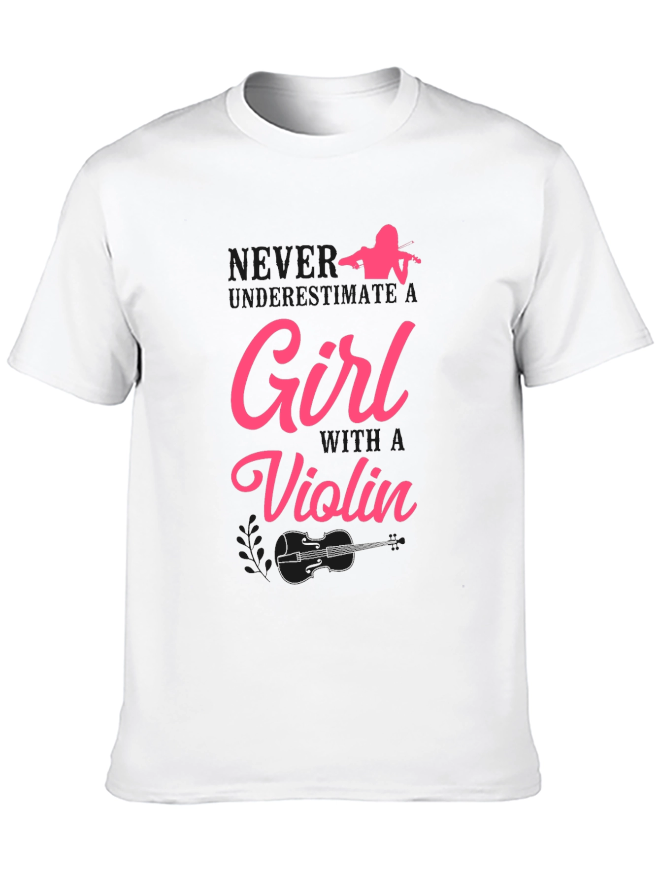 Girl with a Violin Graphic T-Shirt