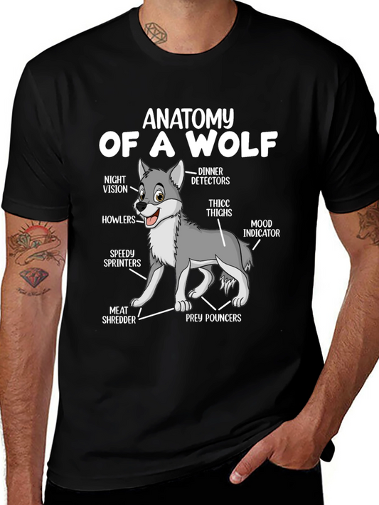 Anatomy of a Wolf T-Shirt - Funny Animal Tee