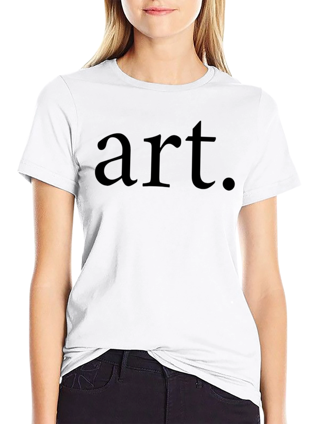Minimalist Art. Black Graphic Tee
