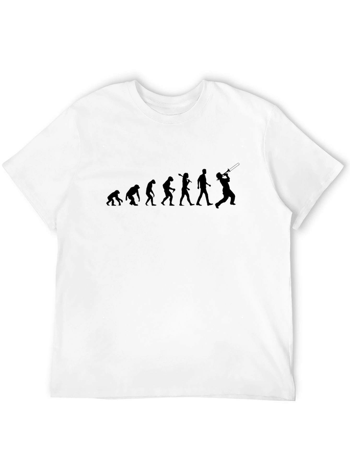 Evolution of a Trombonist Black T-Shirt