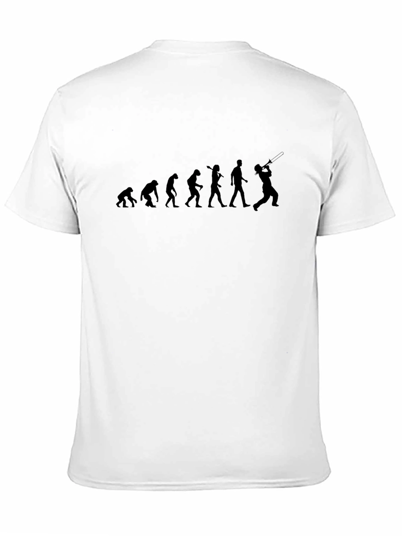 Evolution of a Trombonist Black T-Shirt