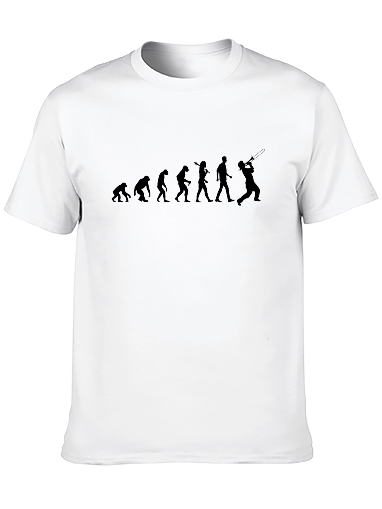 Evolution of a Trombonist Black T-Shirt