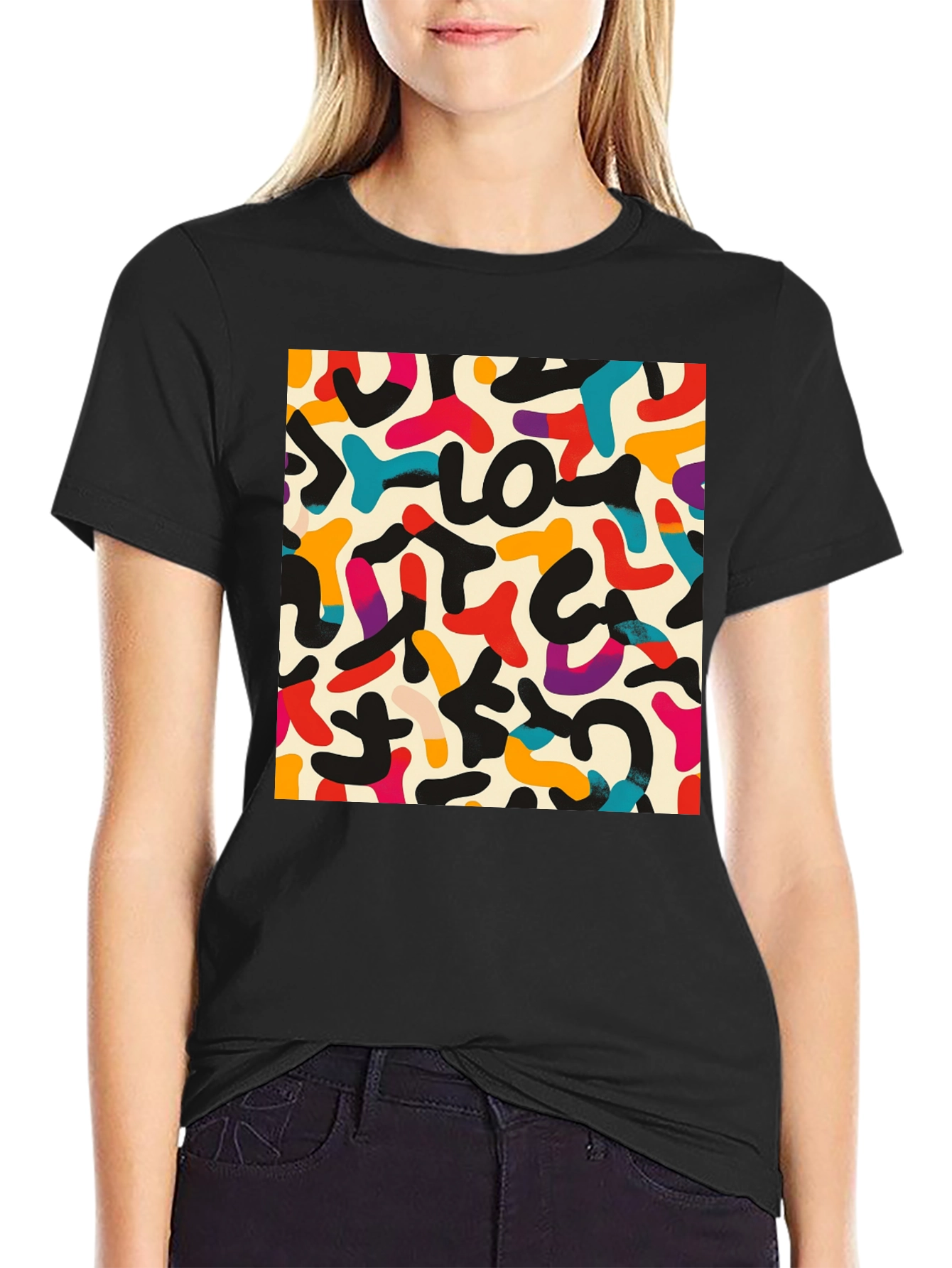 Abstract Retro Art T-Shirt
