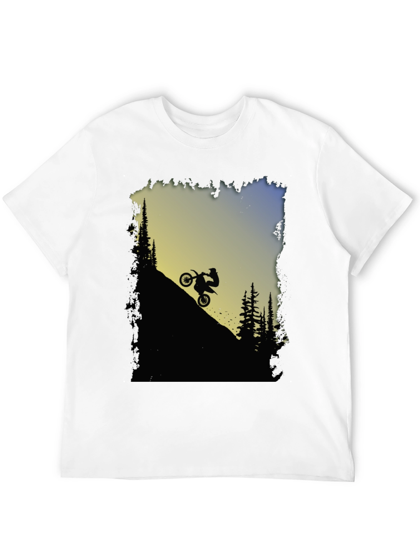 Motocross Silhouette Graphic T-Shirt