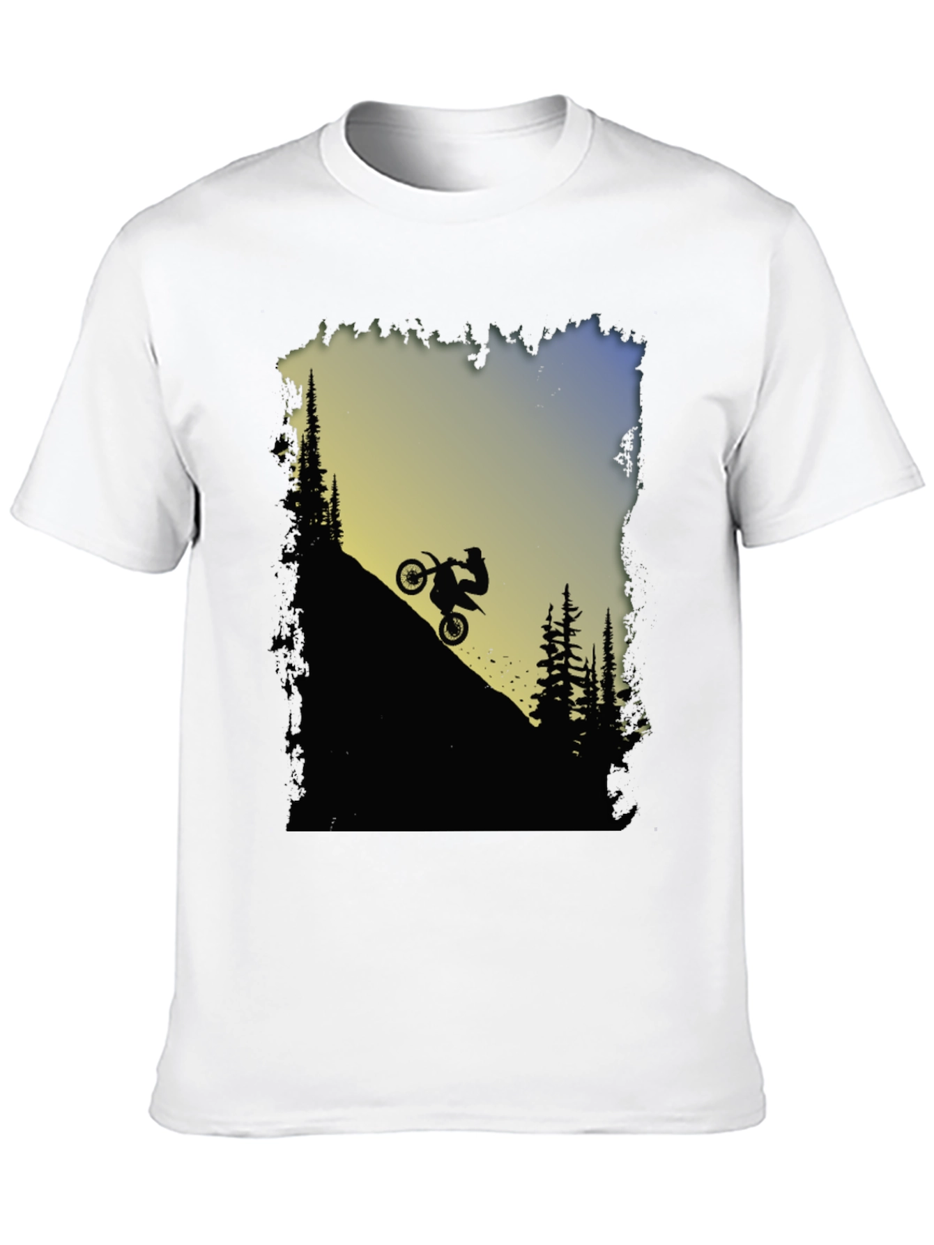 Motocross Silhouette Graphic T-Shirt
