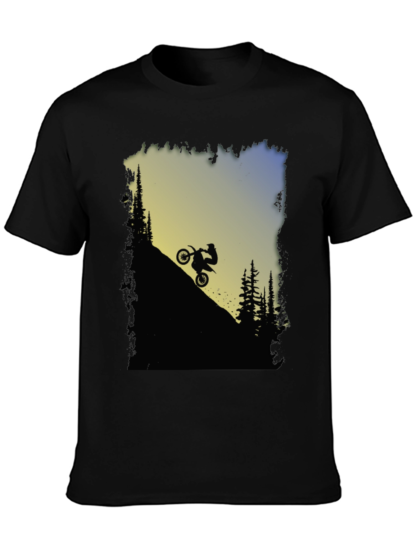 Motocross Silhouette Graphic T-Shirt
