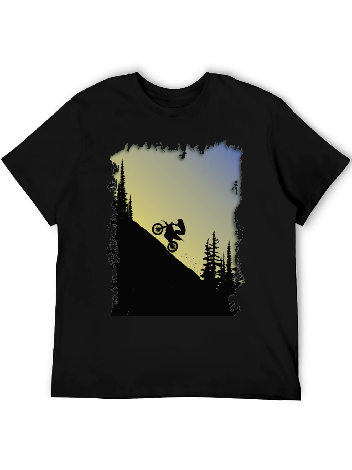 Motocross Silhouette Graphic T-Shirt