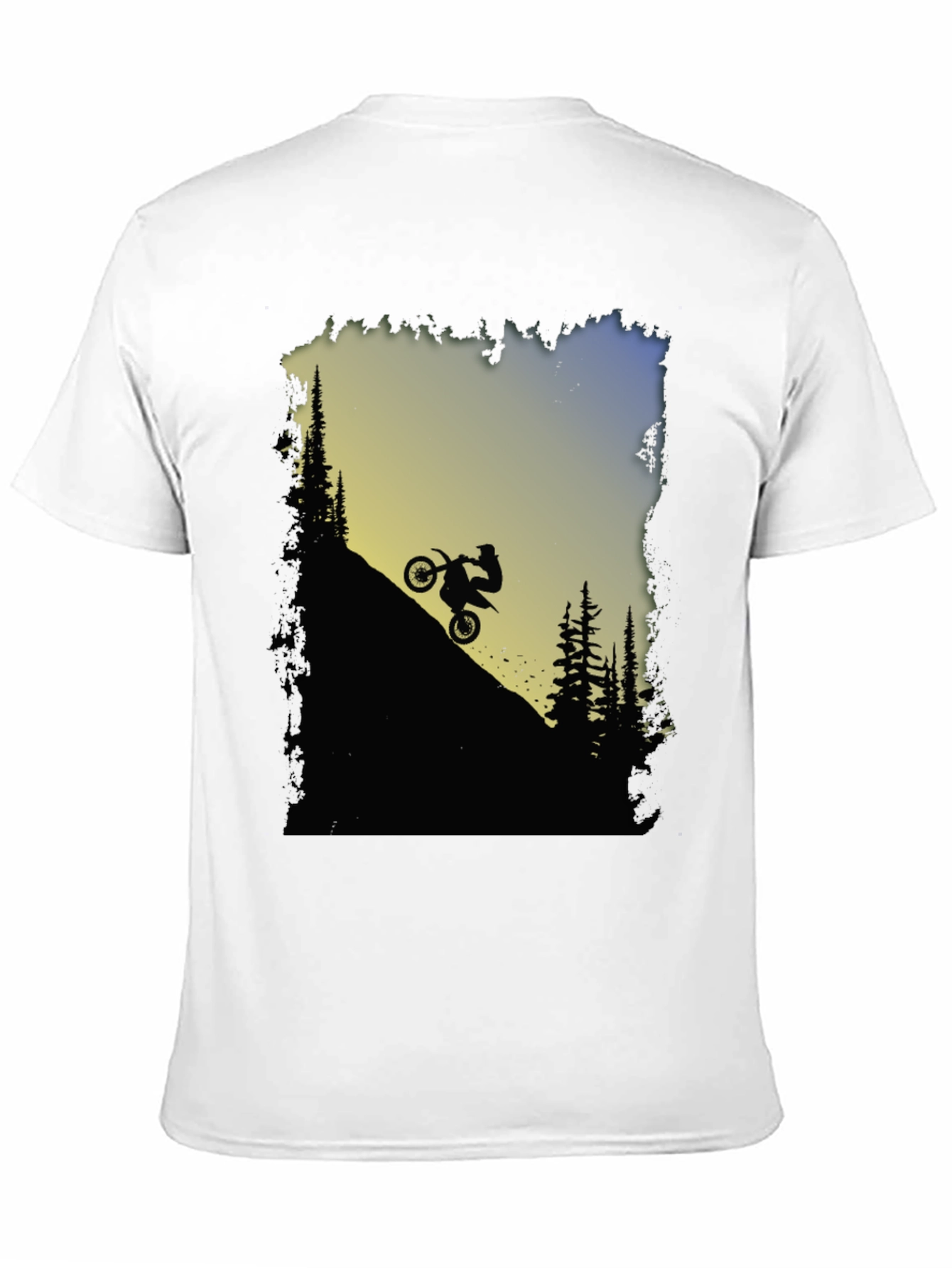 Motocross Silhouette Graphic T-Shirt