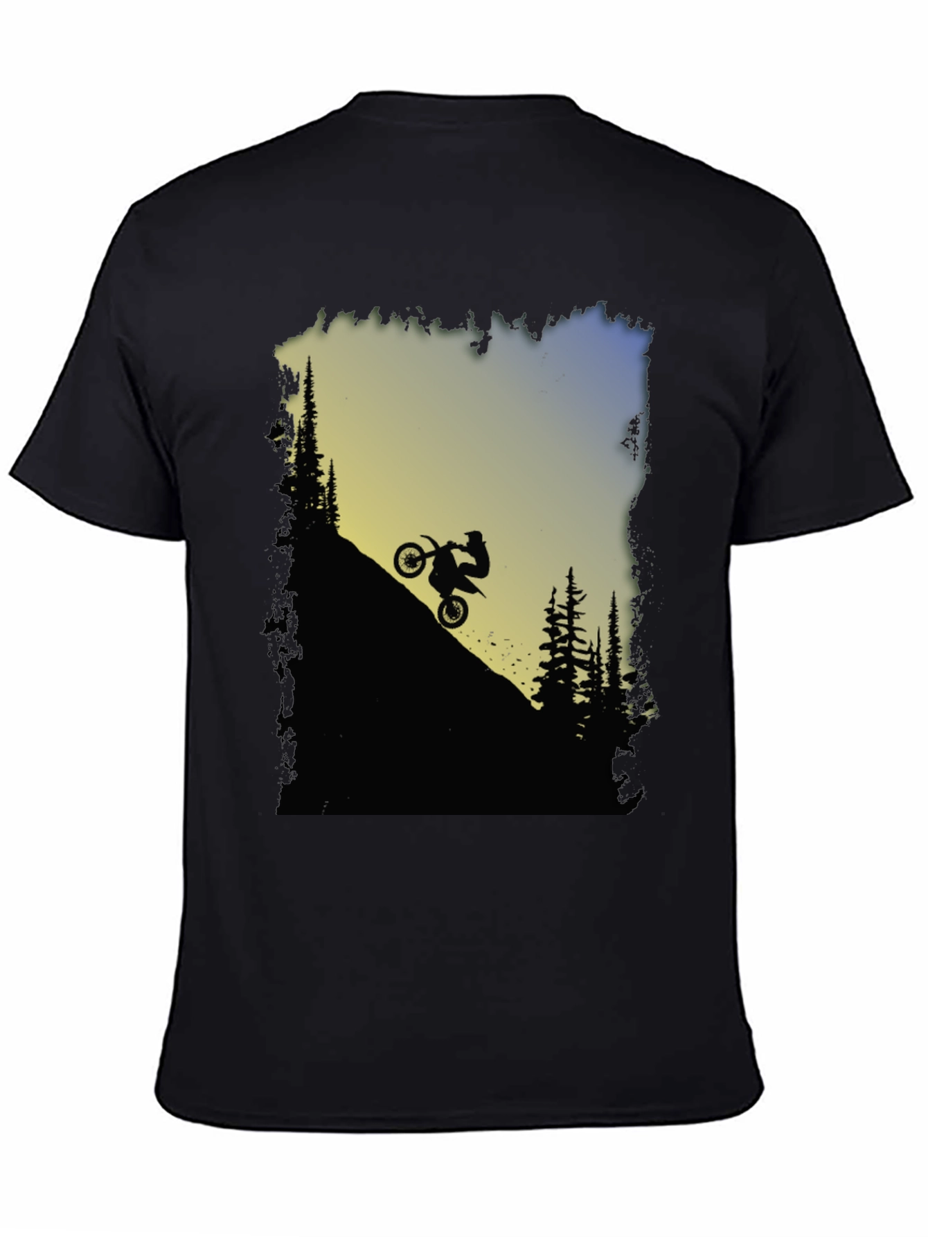Motocross Silhouette Graphic T-Shirt