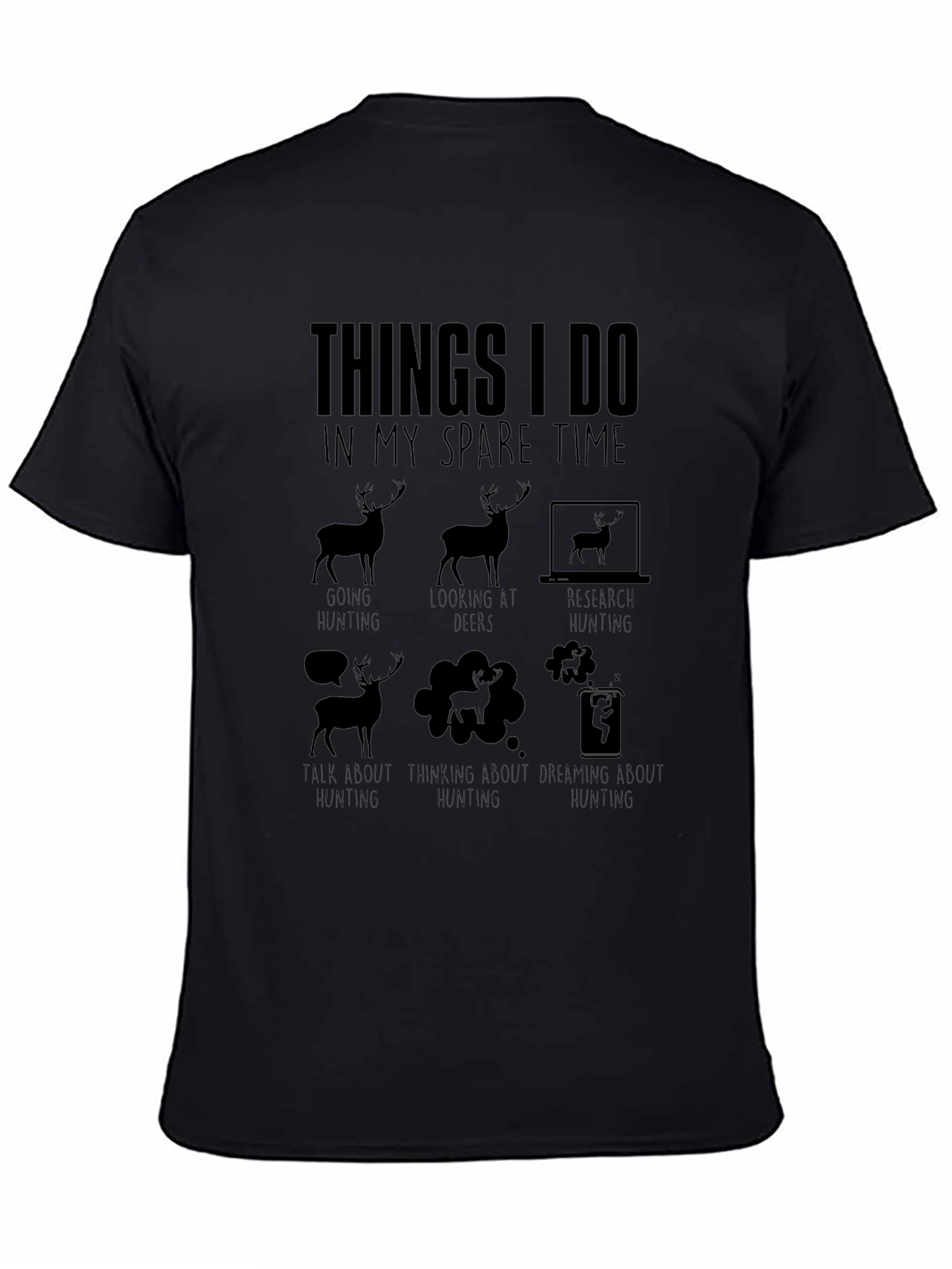 Hunters Spare Time Graphic Tee