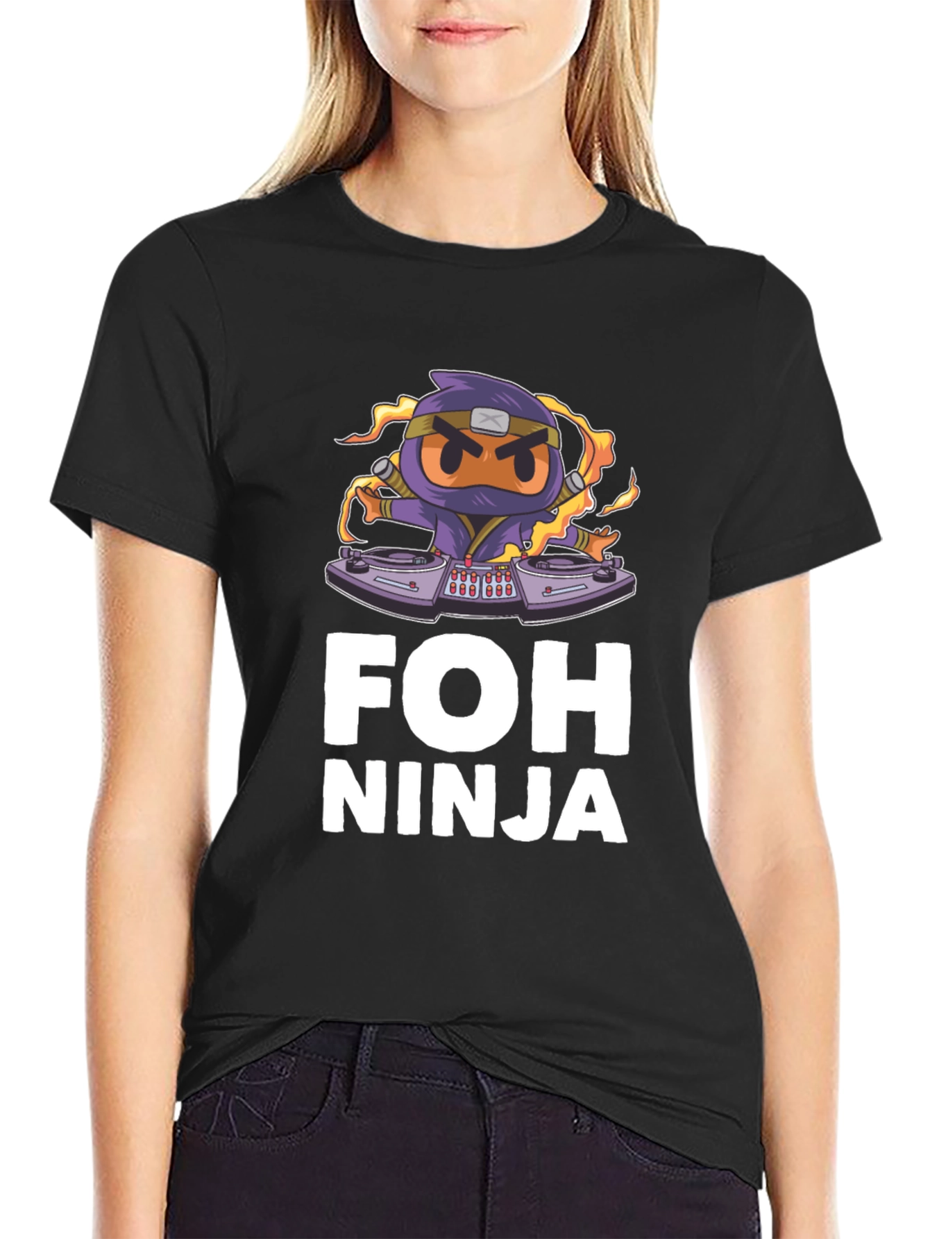FOH Ninja Graphic T-Shirt - Unique Design