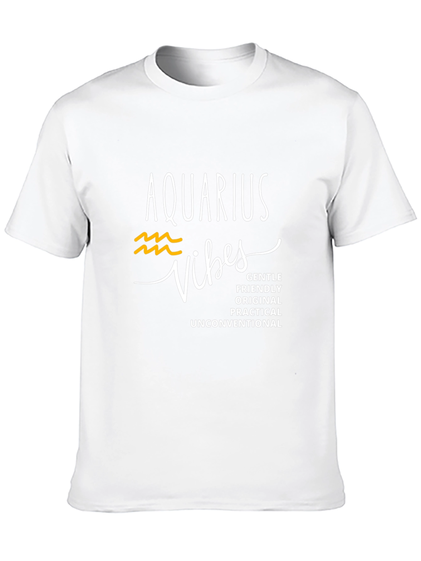 Aquarius Vibes Graphic Tee - Black