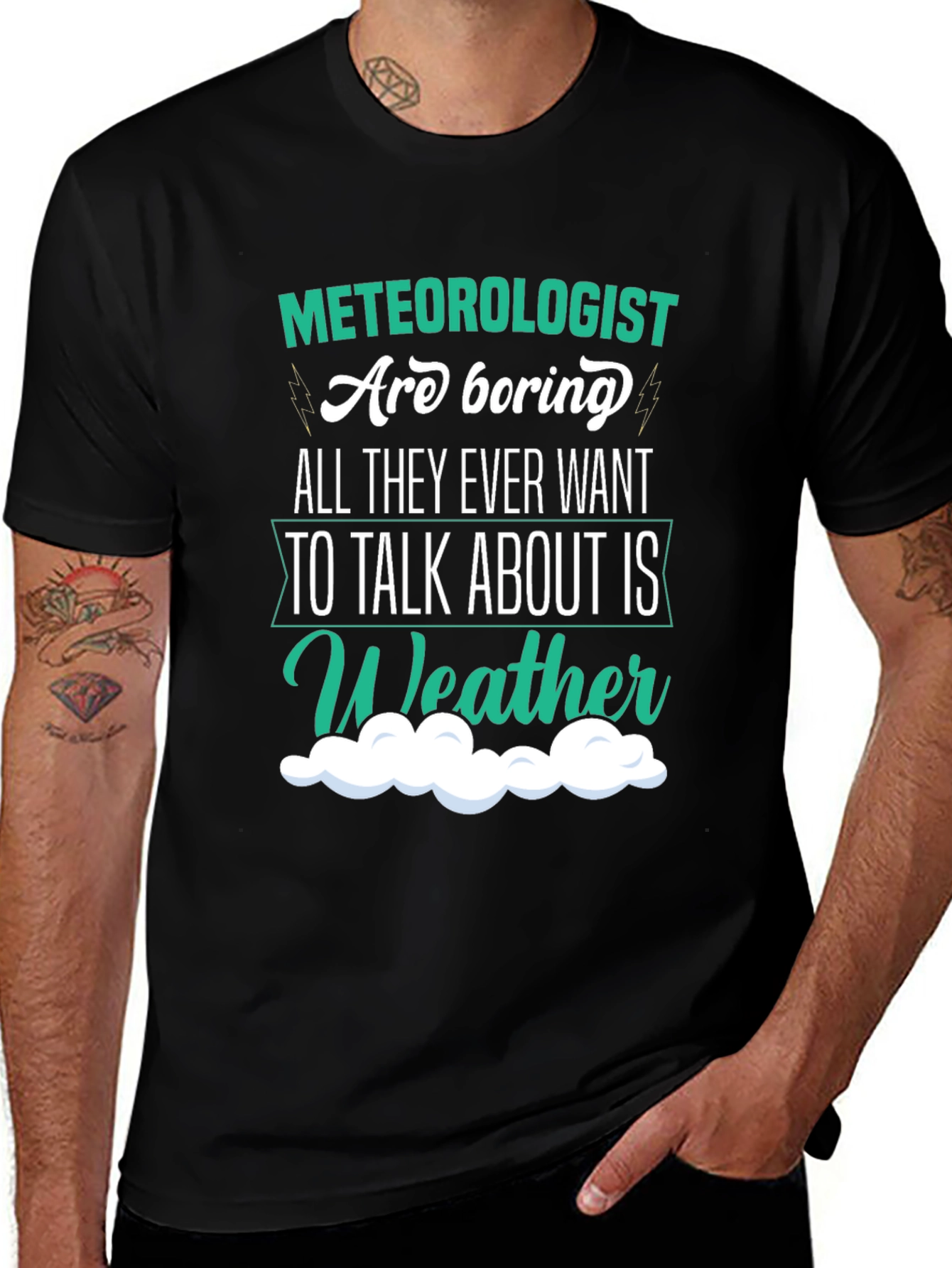 Funny Meteorologist T-Shirt - Weather Talk Tee