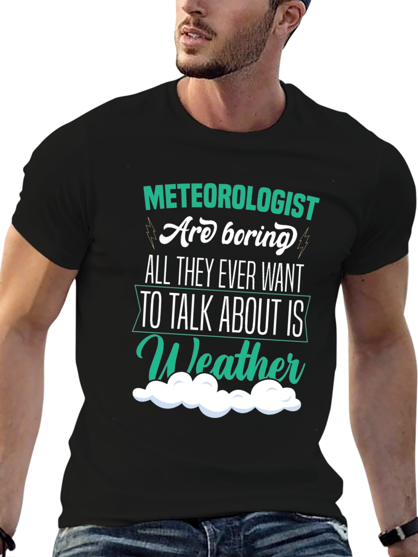 Funny Meteorologist T-Shirt - Weather Talk Tee
