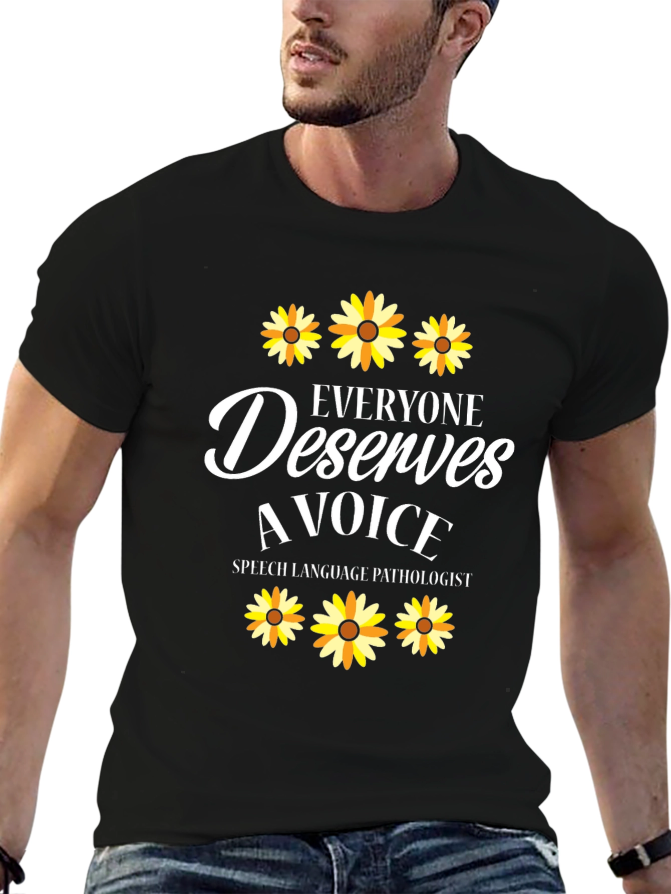 Everyone Deserves a Voice T-Shirt Speech Language Pathologist Tee