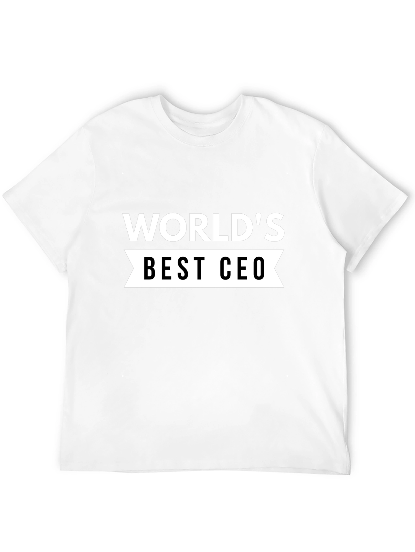 Worlds Best CEO Black T-Shirt