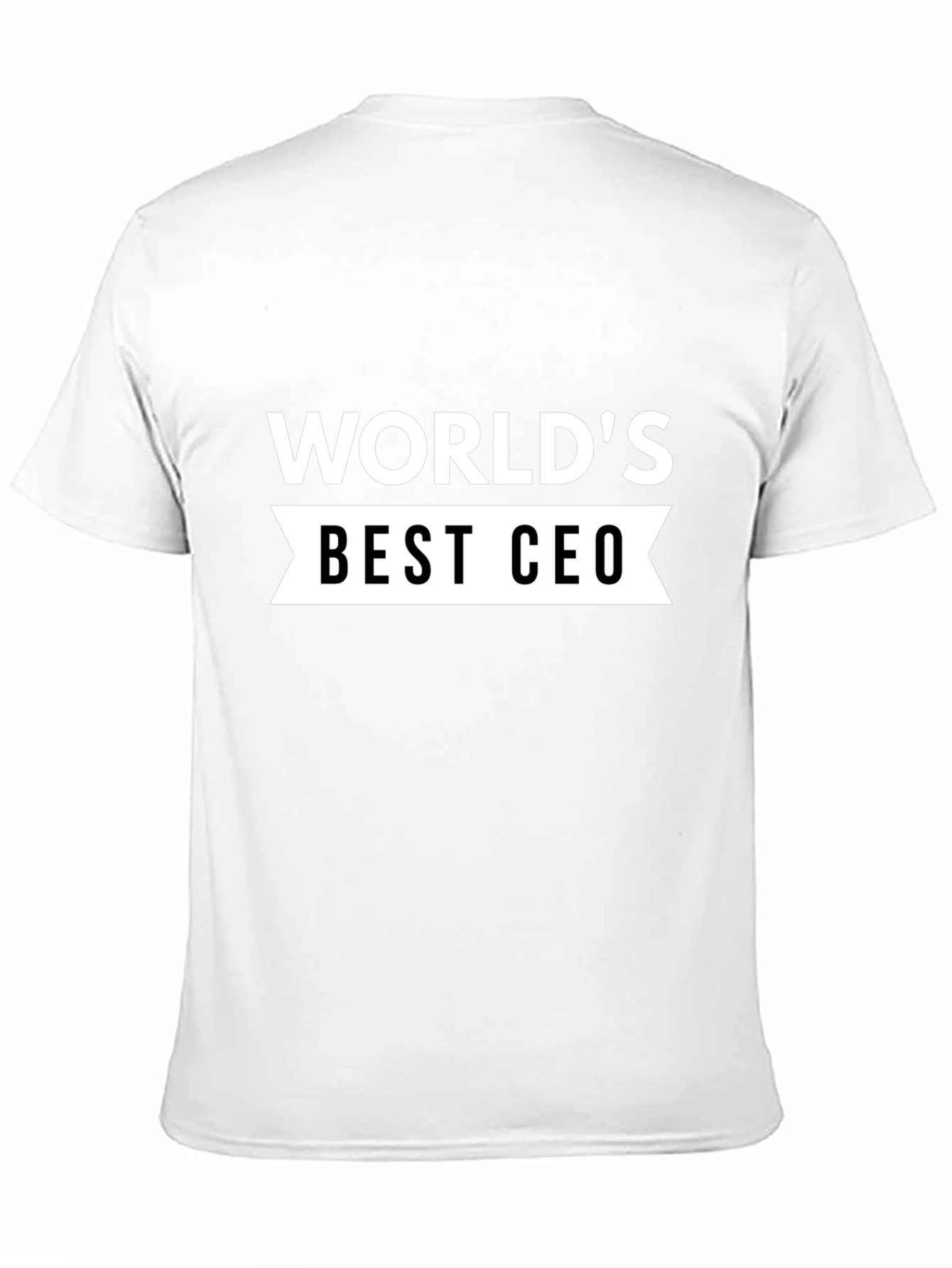 Worlds Best CEO Black T-Shirt