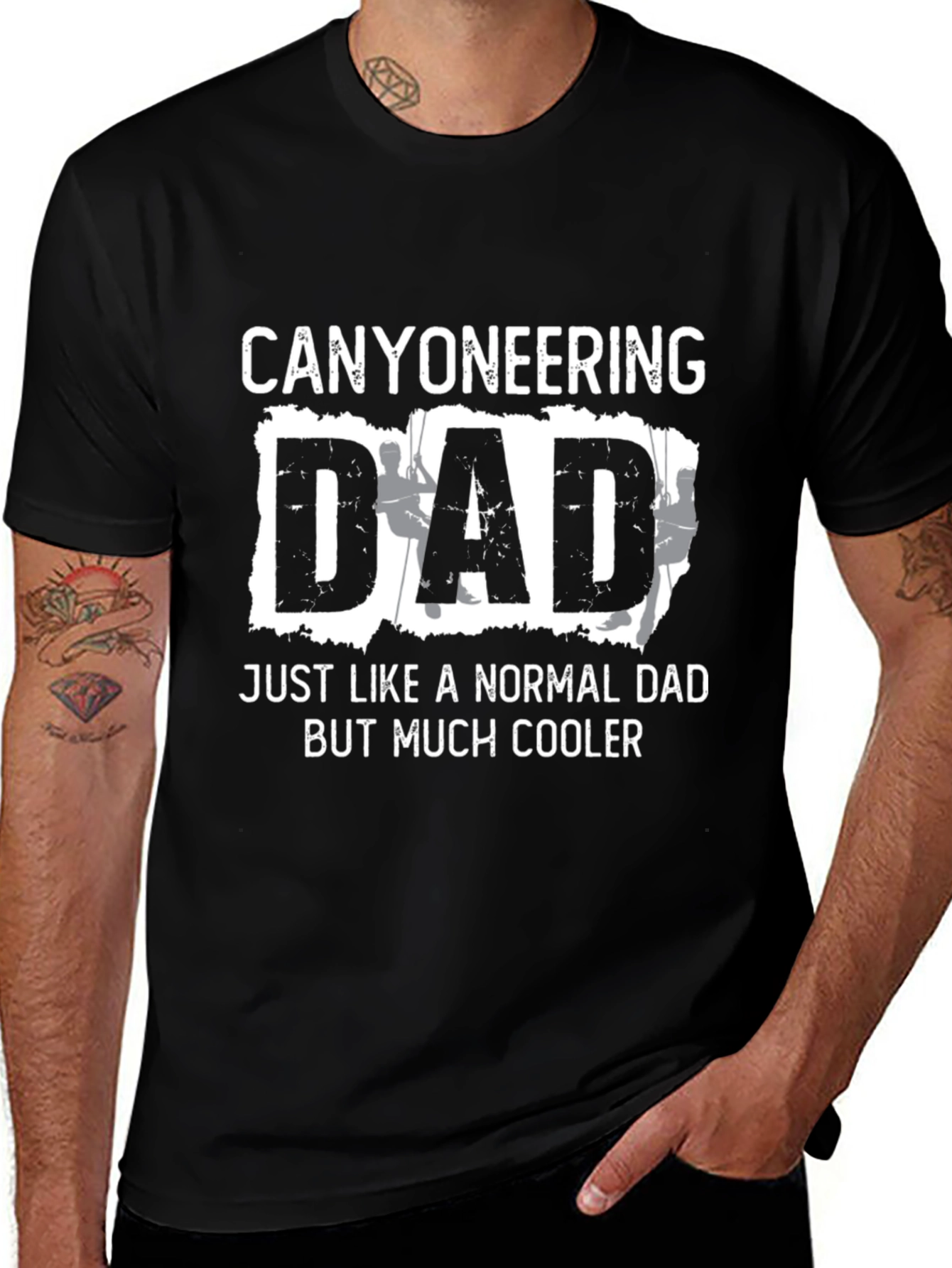 Canyoneering Dad T-Shirt - Cool Outdoor Adventure Tee
