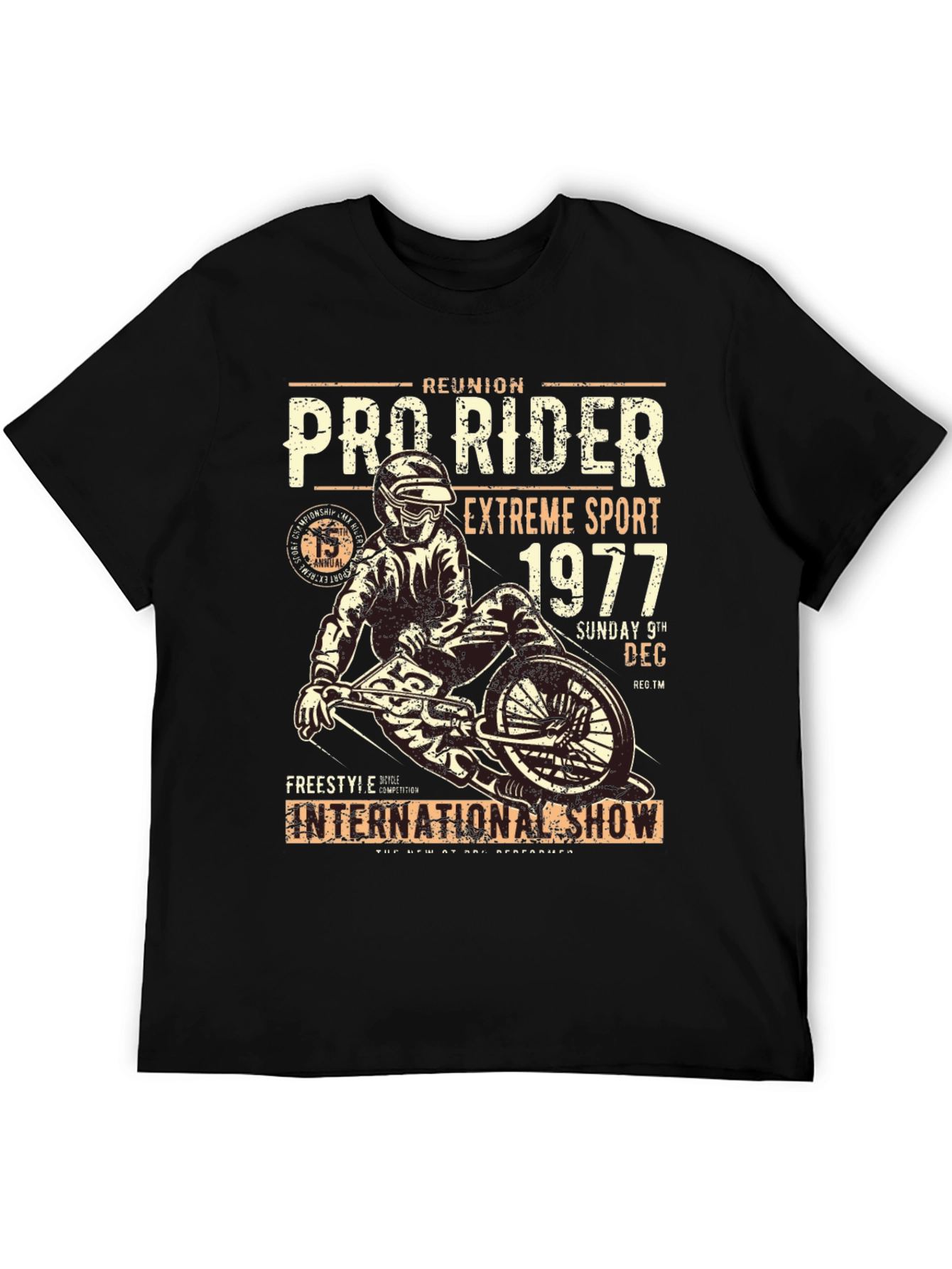 Pro Rider Extreme Sport 1977 Graphic T-Shirt
