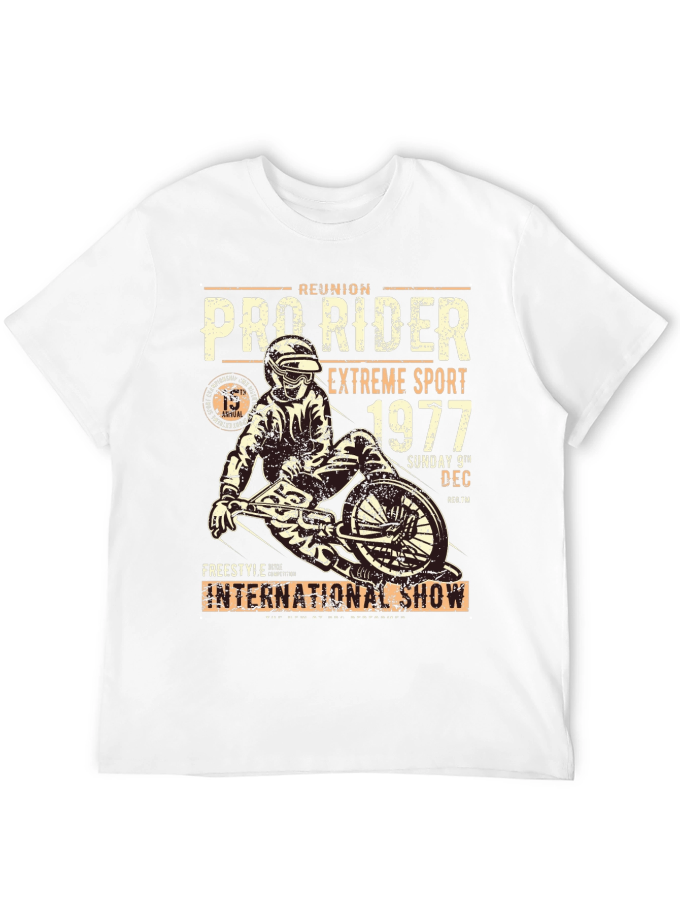 Pro Rider Extreme Sport 1977 Graphic T-Shirt