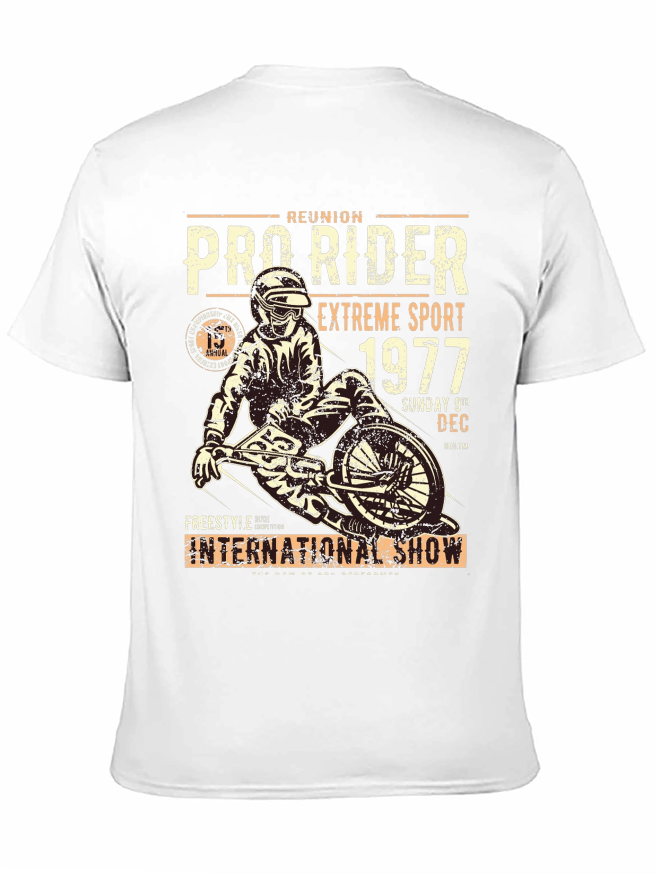 Pro Rider Extreme Sport 1977 Graphic T-Shirt