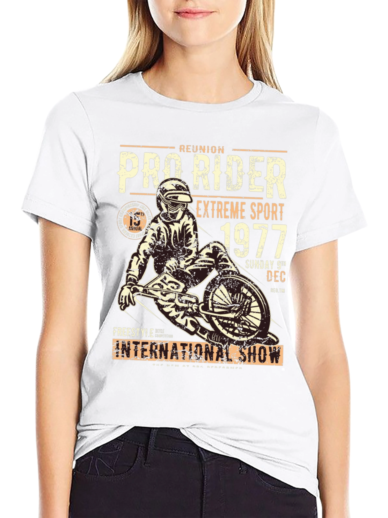 Pro Rider Extreme Sport 1977 Graphic T-Shirt