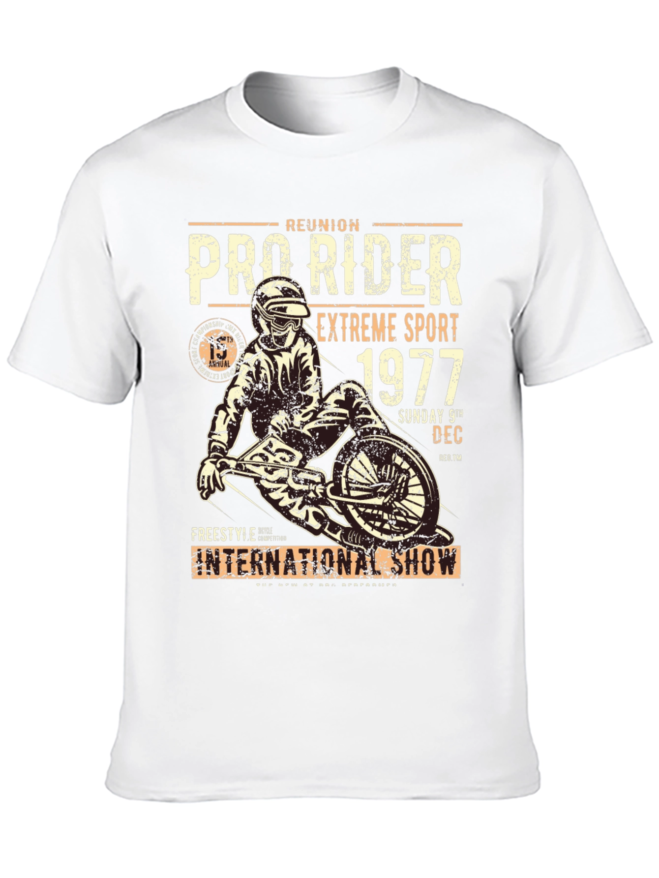 Pro Rider Extreme Sport 1977 Graphic T-Shirt