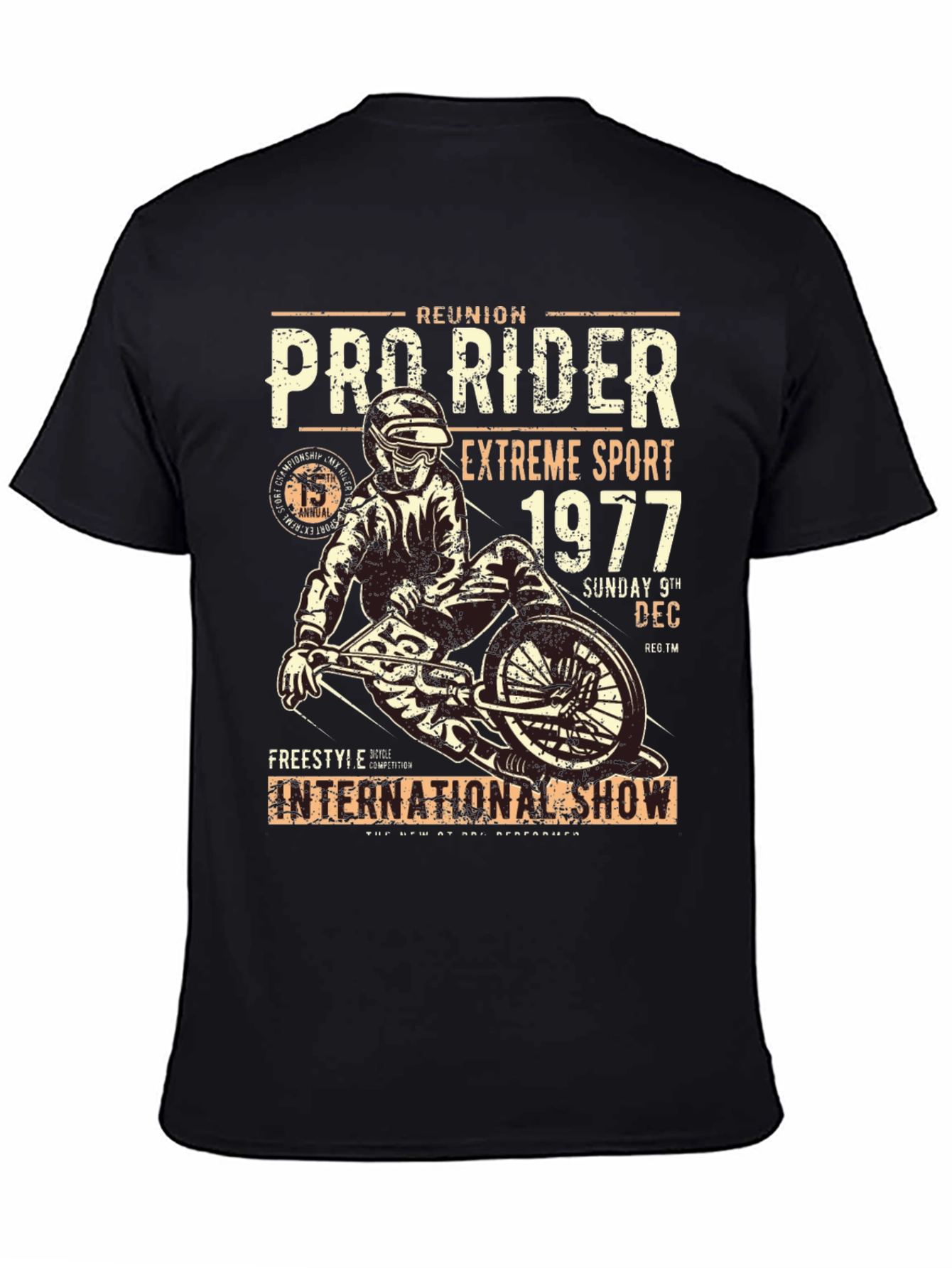 Pro Rider Extreme Sport 1977 Graphic T-Shirt