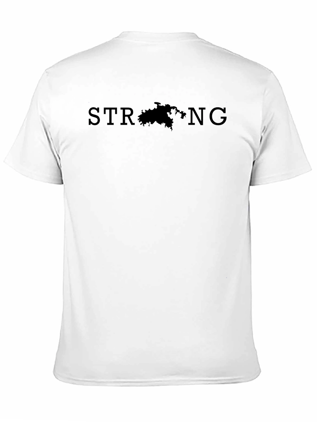 Strong Graphic Tee - Island Silhouette Design