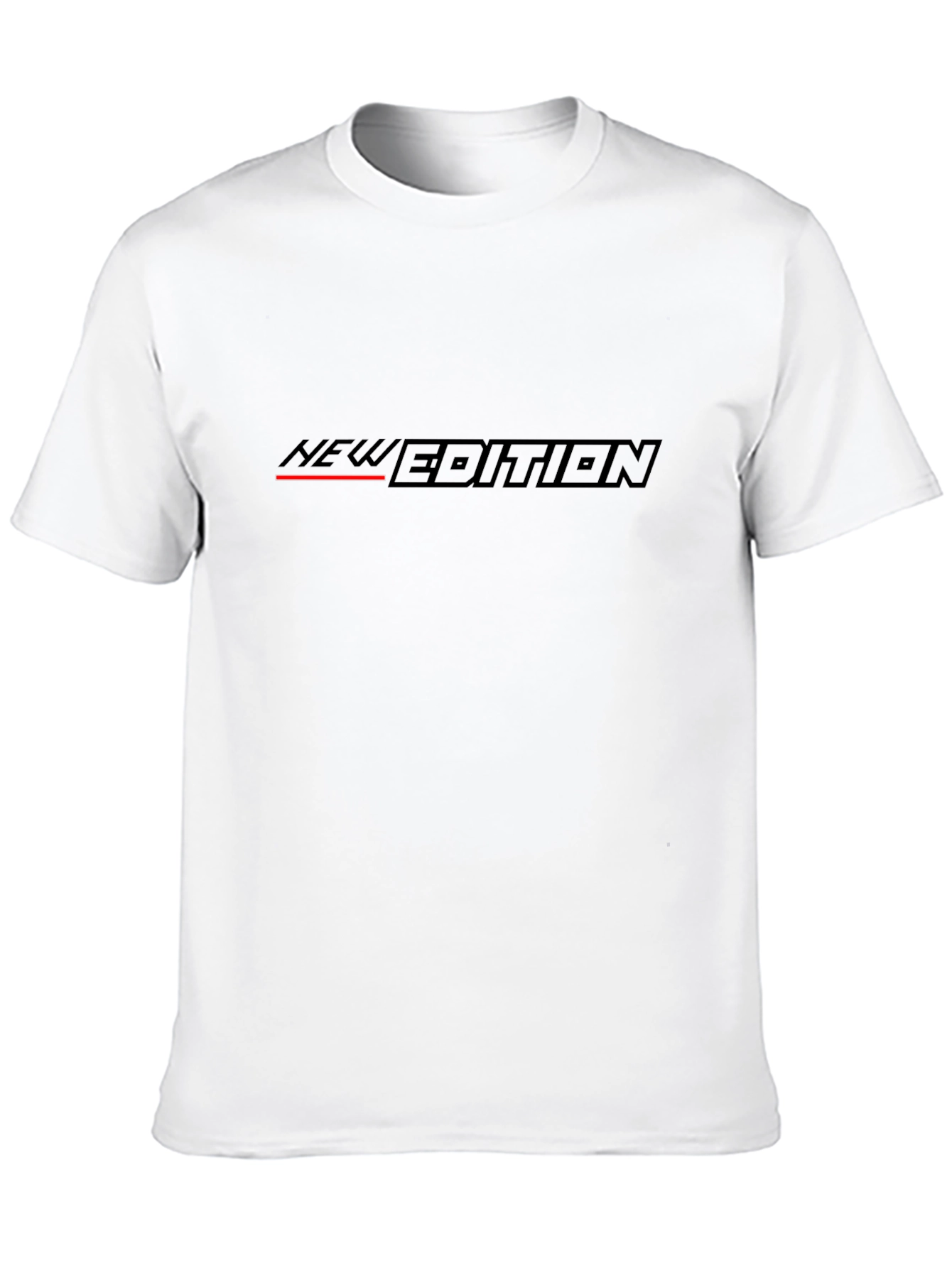 New Edition Graphic Print Black T-Shirt
