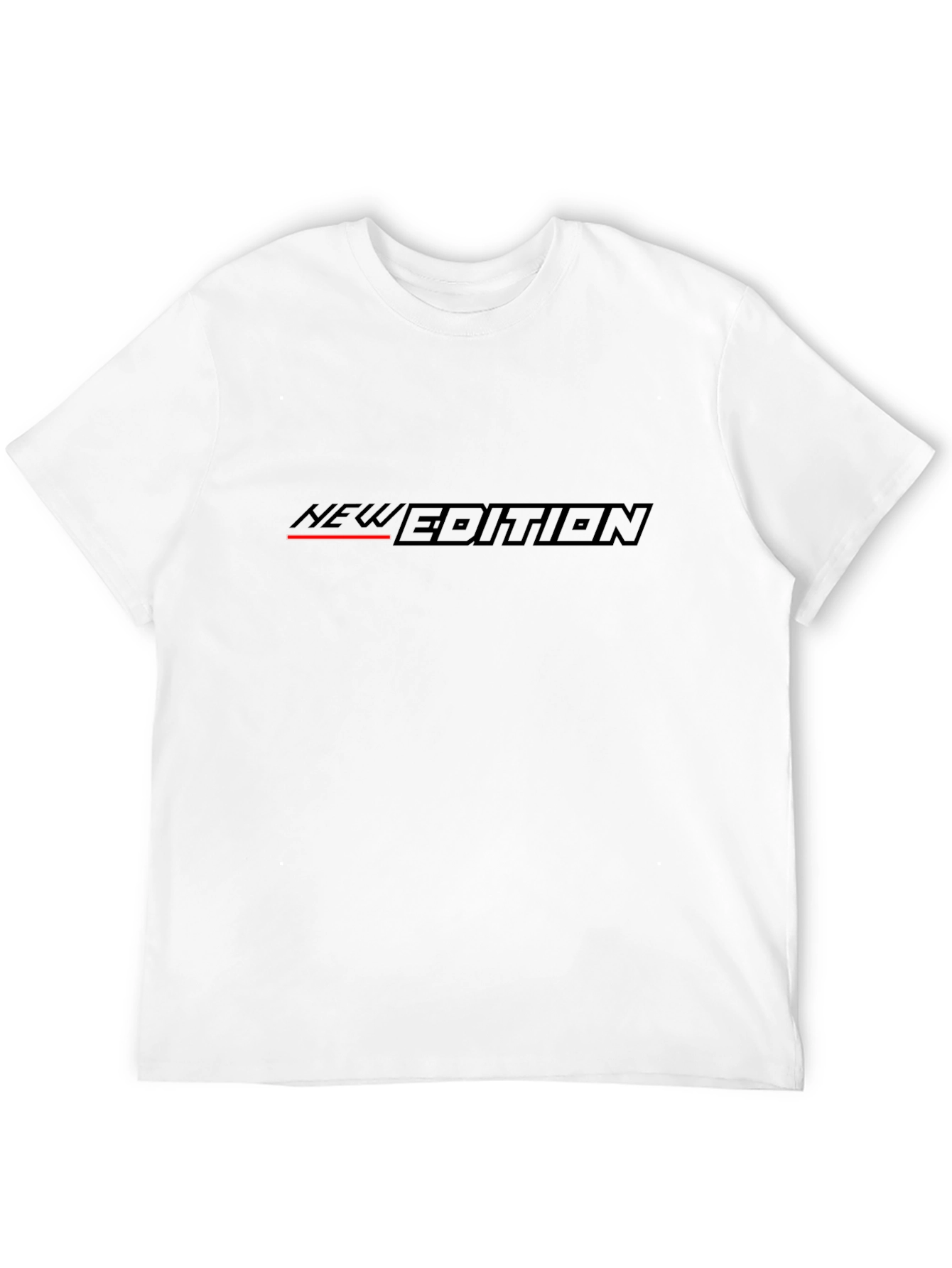 New Edition Graphic Print Black T-Shirt